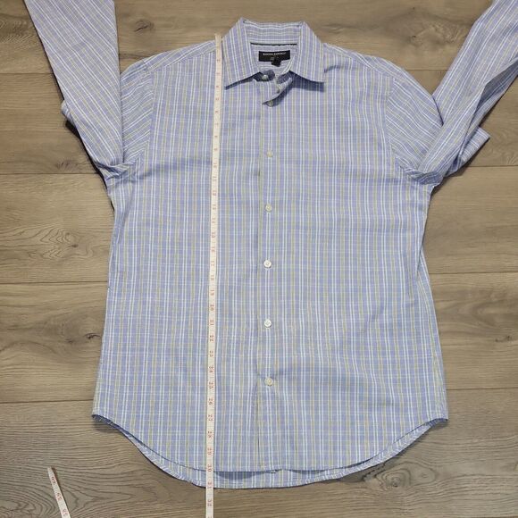 Banana Republic Shirt Mens Medium Blue Classiccore Preppy Long Sleeve Casual - Picture 4 of 5